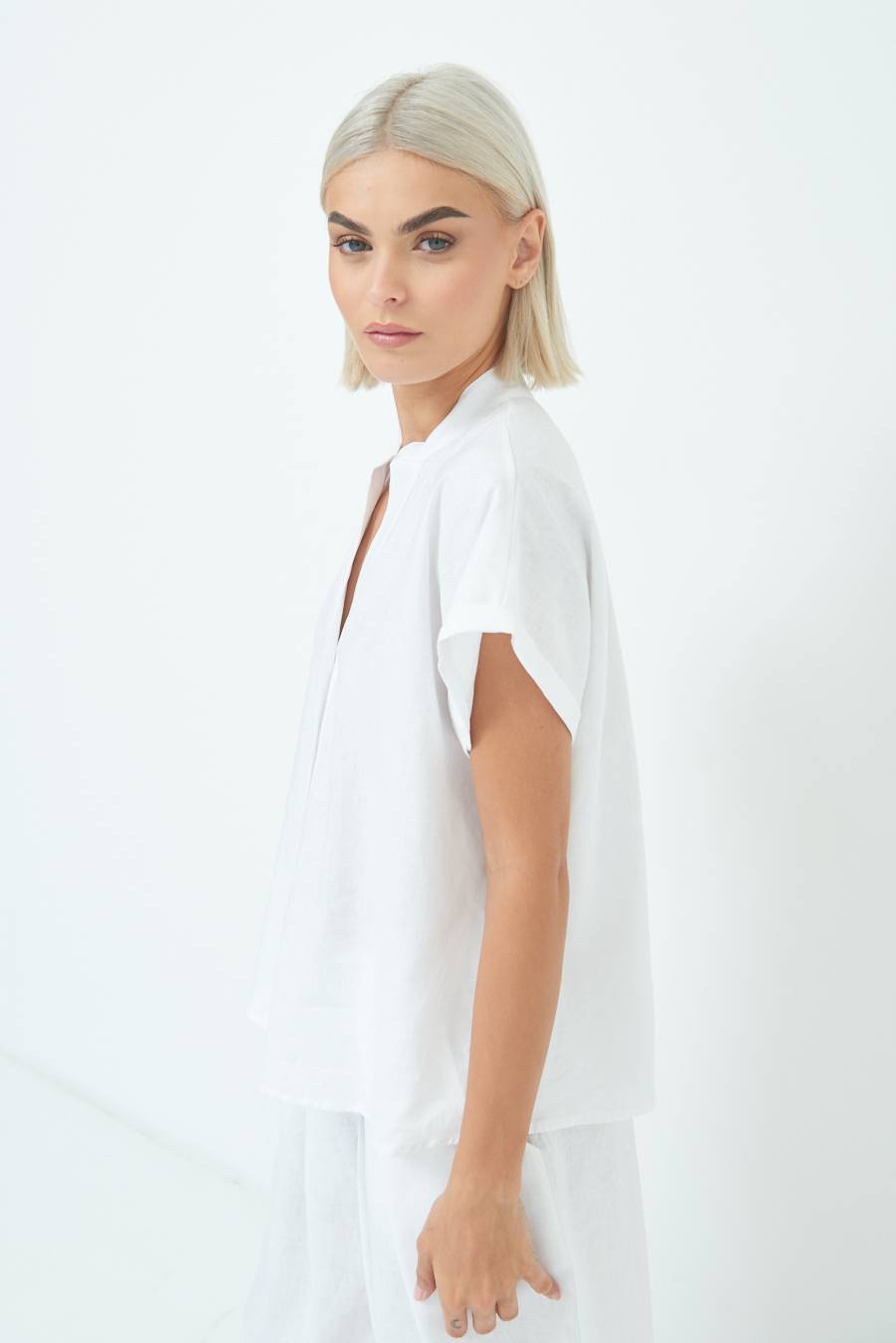 Kikisix CAMICIA MANICA ALETTA PANNA Offerta speciale