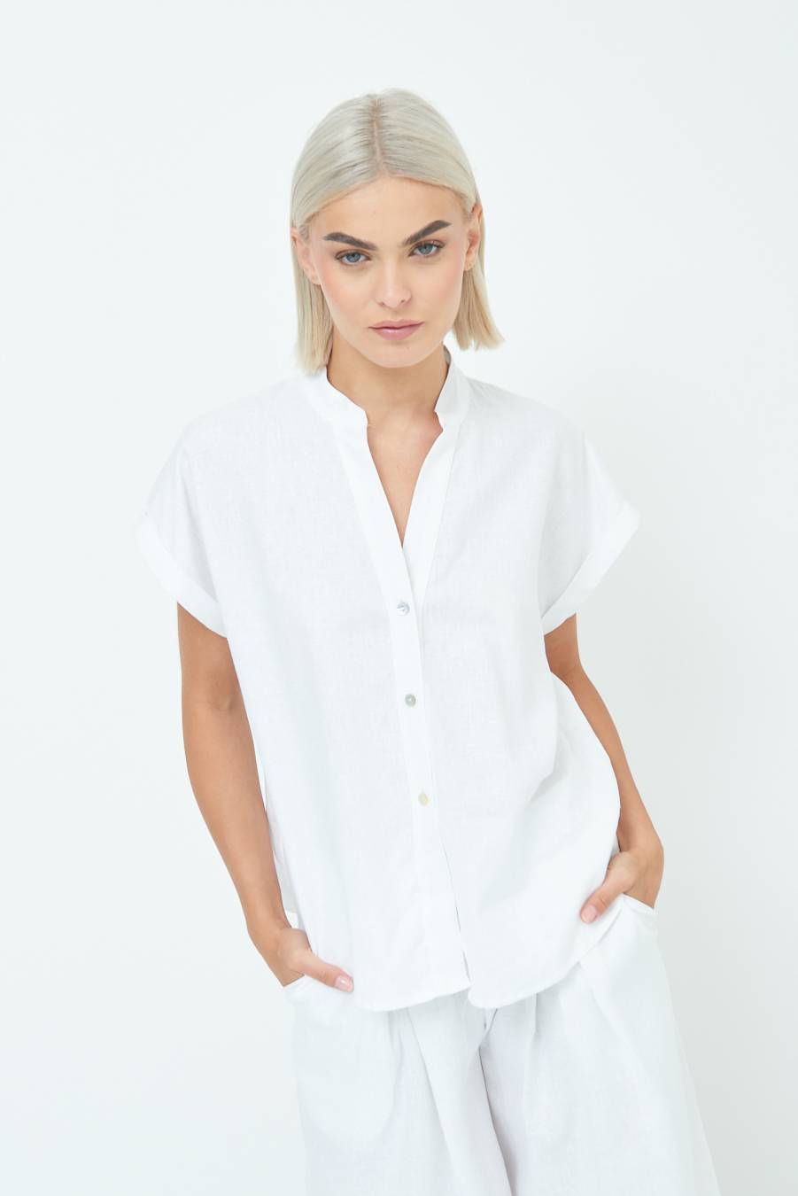 Kikisix CAMICIA MANICA ALETTA PANNA Offerta speciale