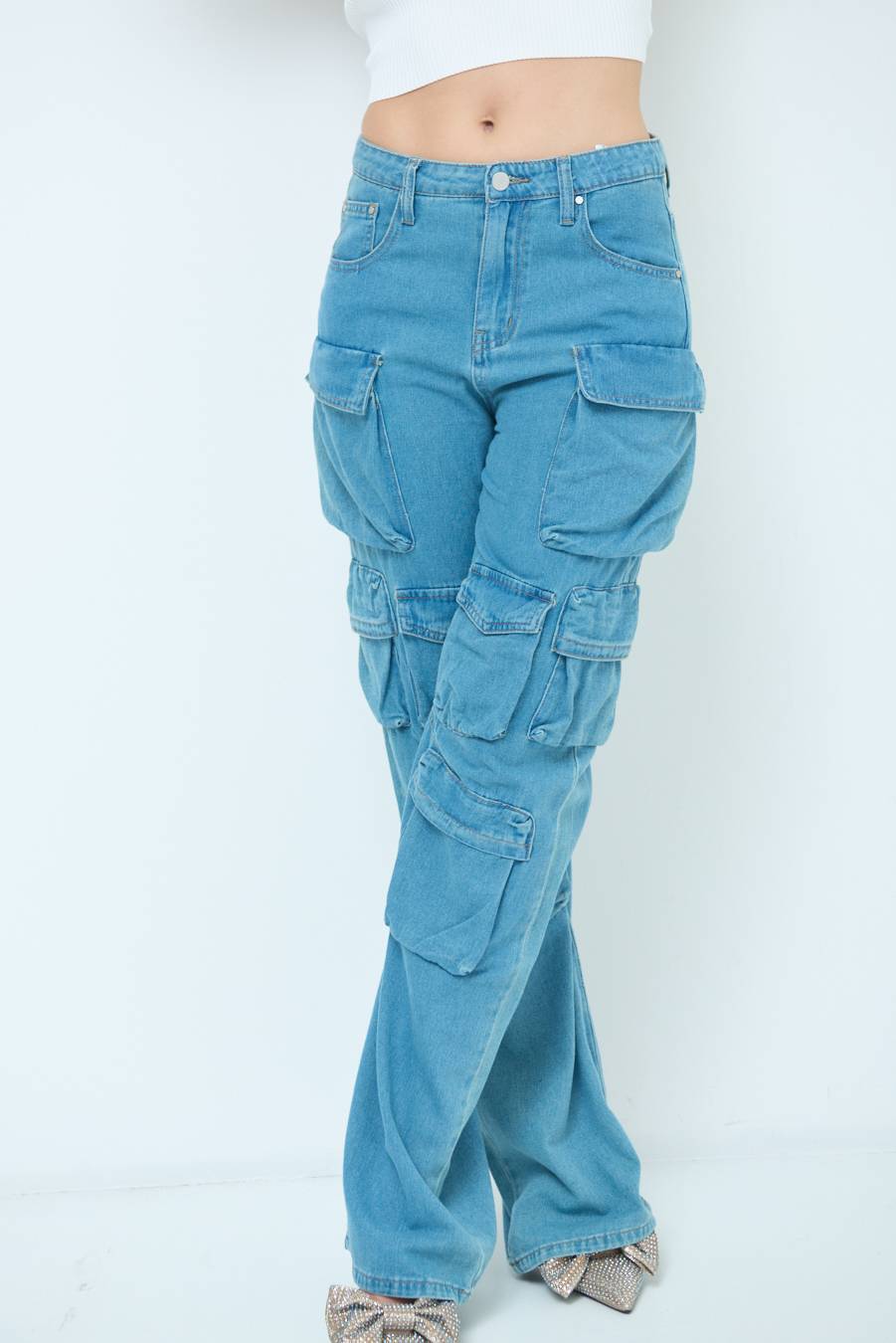 Kikisix JEANS CARGO JEANS Novità