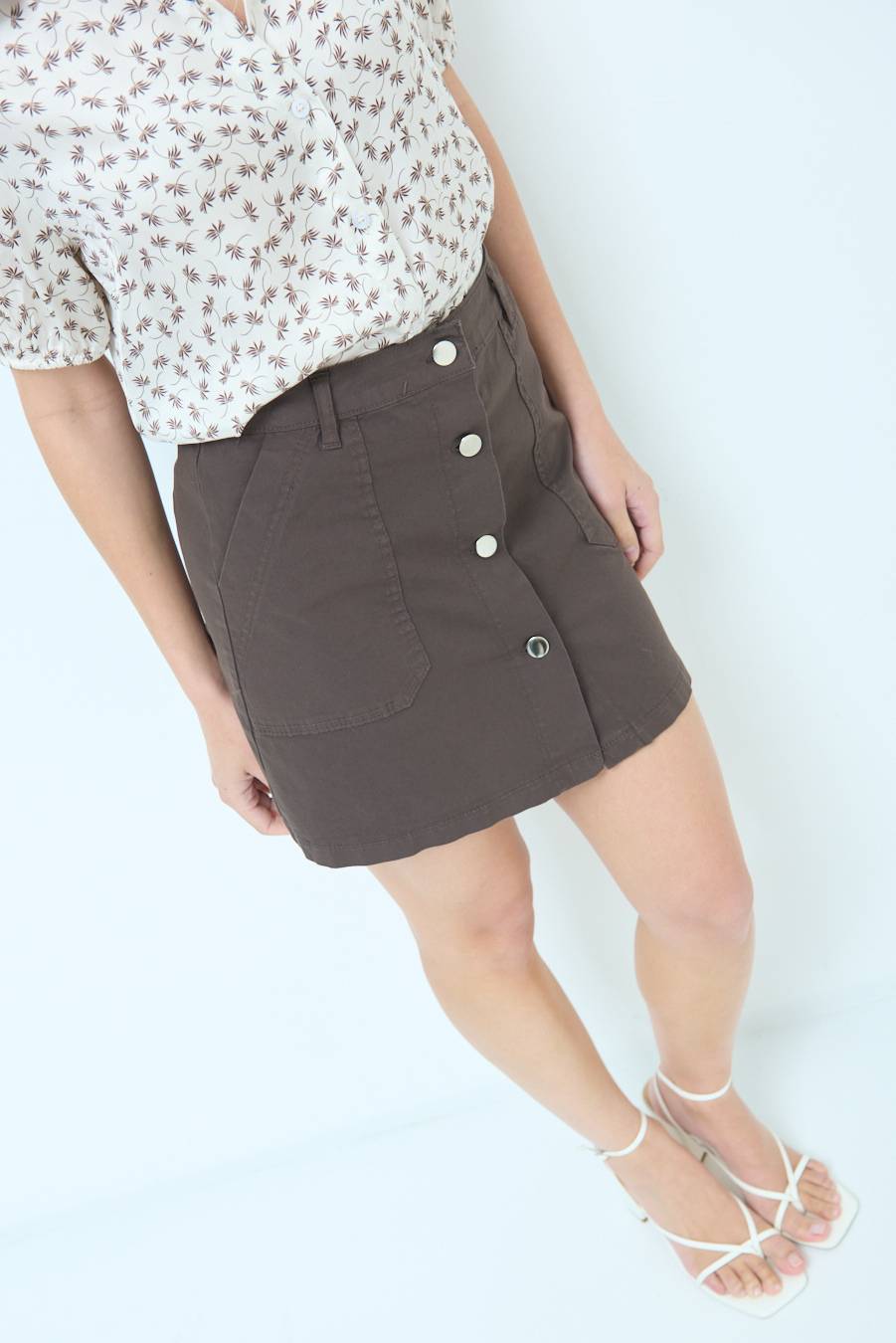Kikisix MINIGONNA BOTTONI DV. MORO Offerte