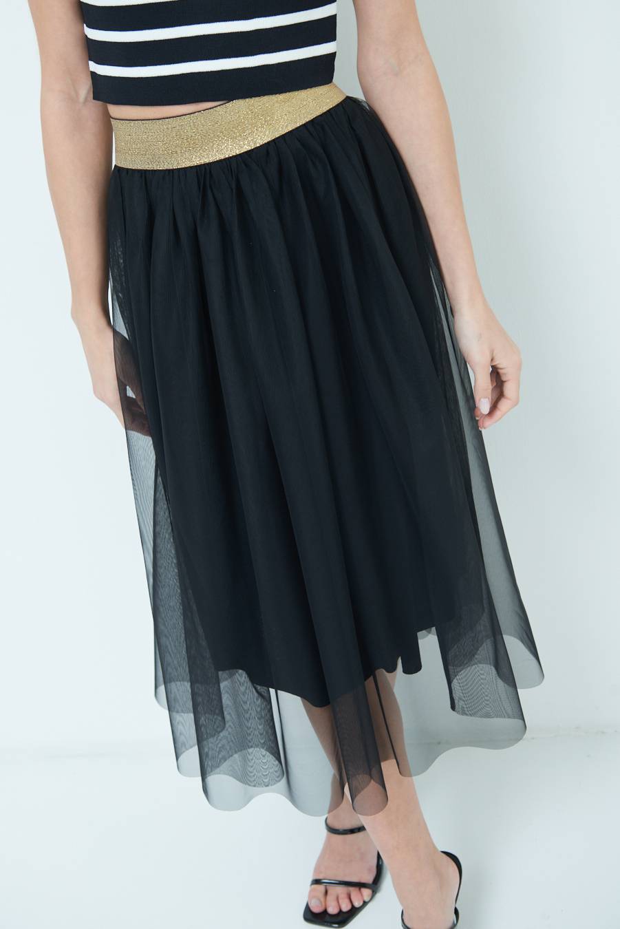 Kikisix GONNA TULLE NERO Offerta speciale
