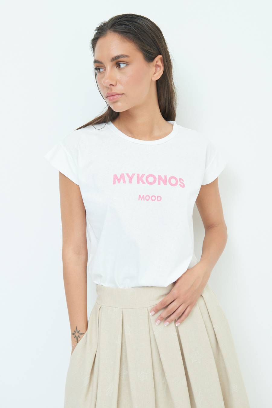 Kikisix T-SHIRT ''MYKONOS'' BUBBLE Vendita