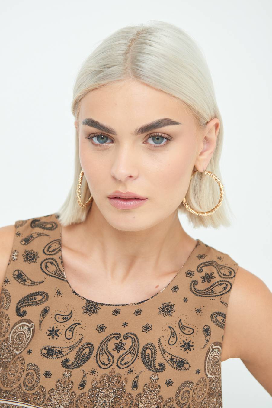 Kikisix CROP TOP STAMPA CAMMELLO Convenienza
