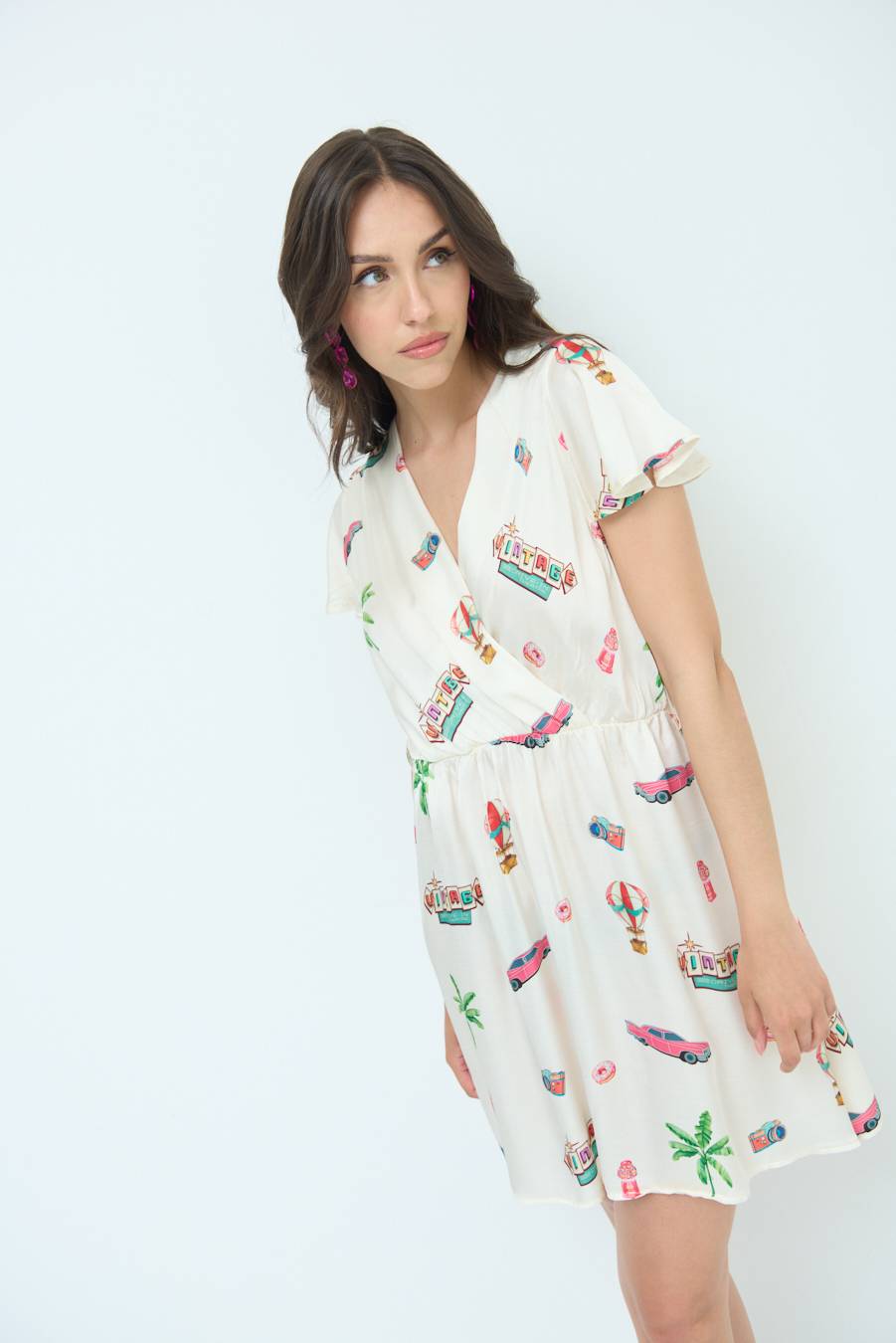 Kikisix ABITINO INCROCIO PANNA Latest fashion
