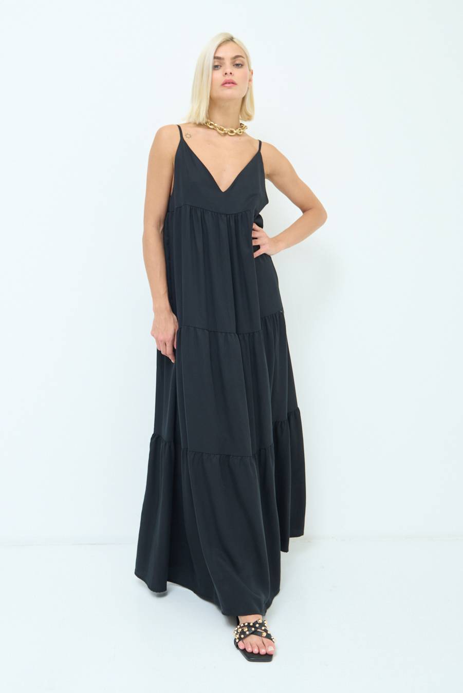 Kikisix ABITO AMPIO MAXI NERO Lightning offer
