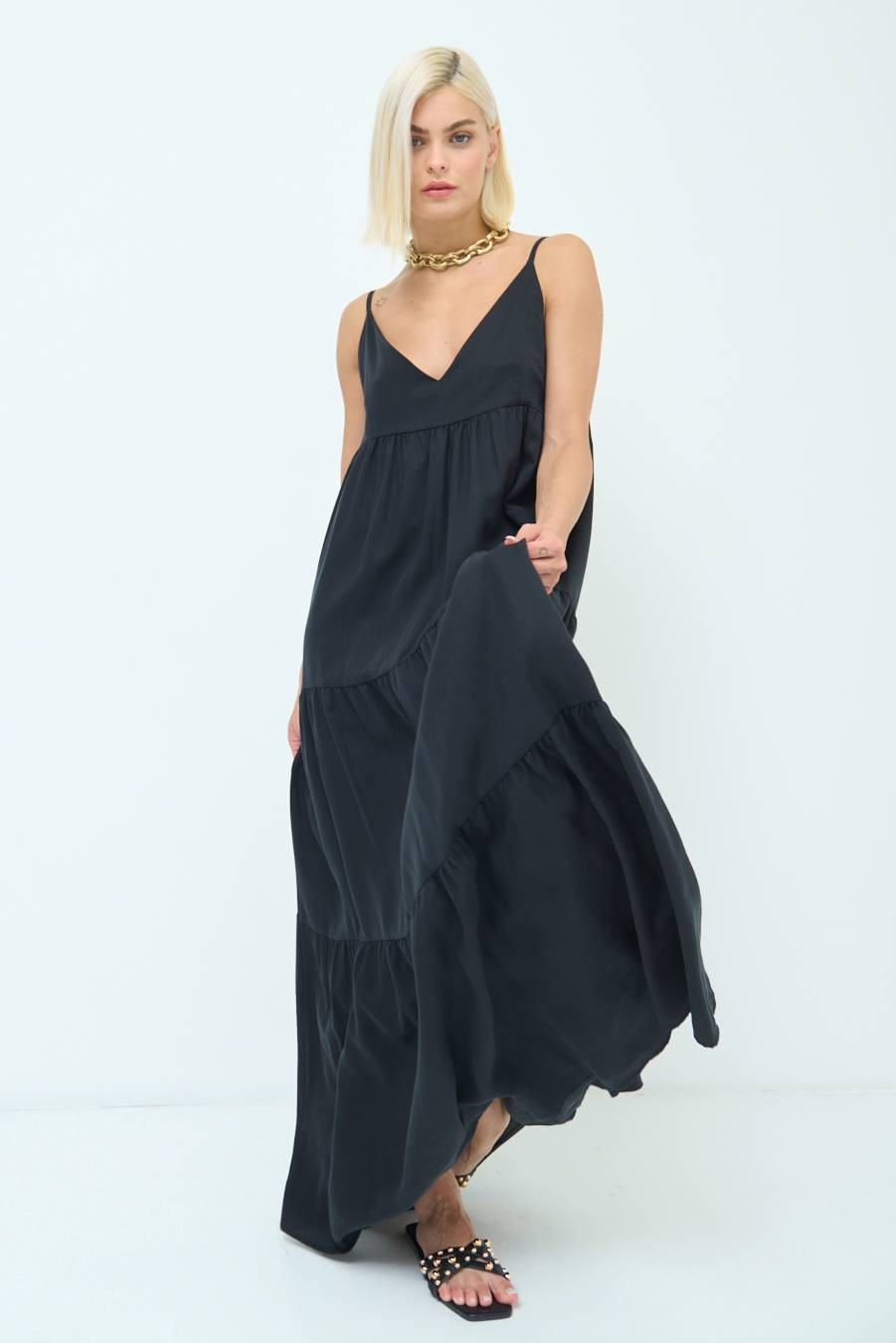 Kikisix ABITO AMPIO MAXI NERO Lightning offer