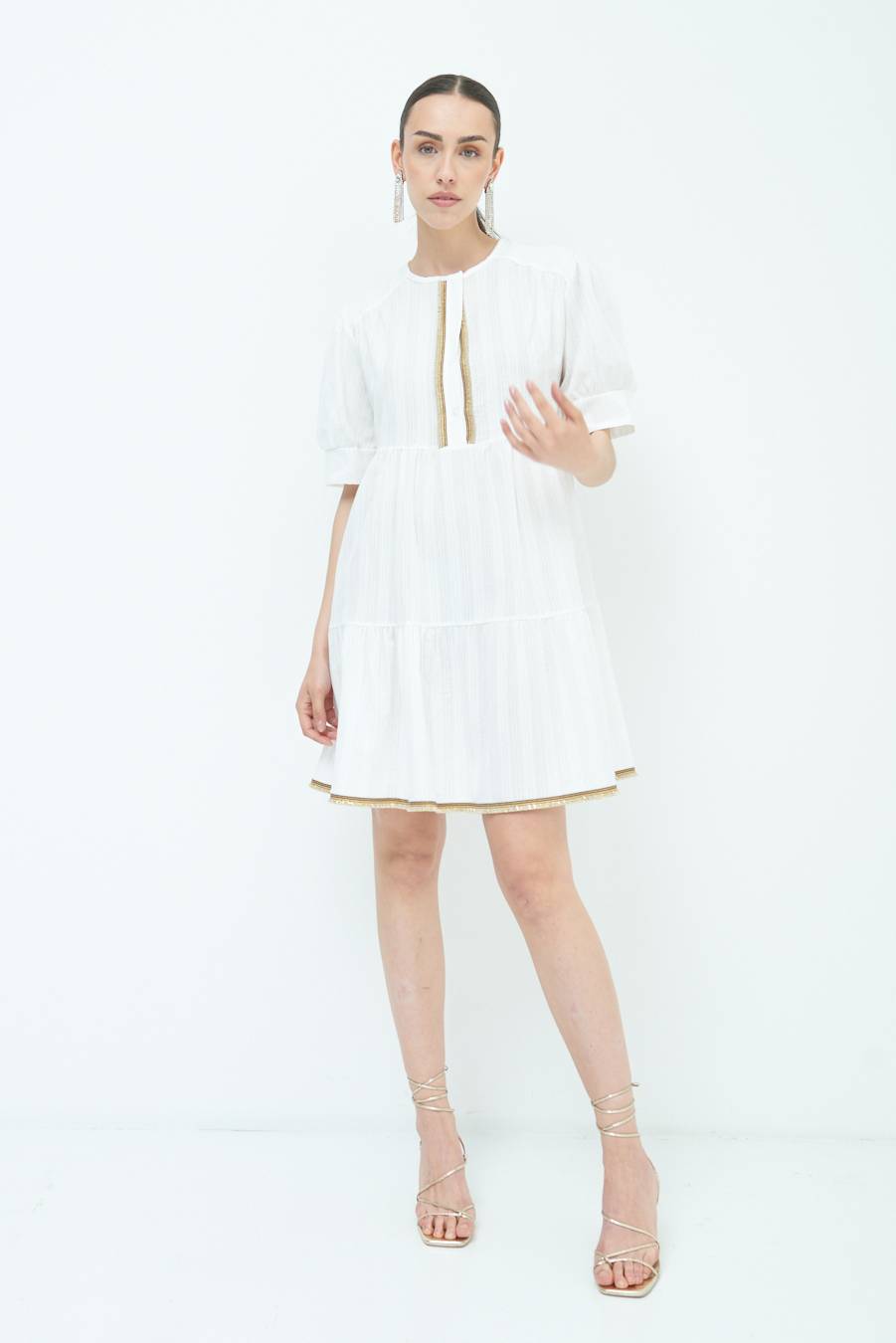 Kikisix ABITINO CON INSERTO ORO BIANCO Offerta settimanale