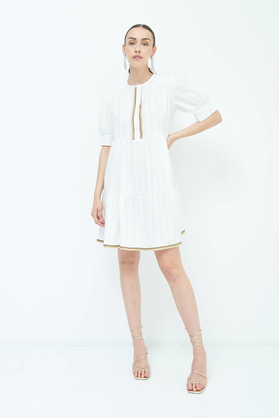 Kikisix ABITINO CON INSERTO ORO BIANCO Offerta settimanale