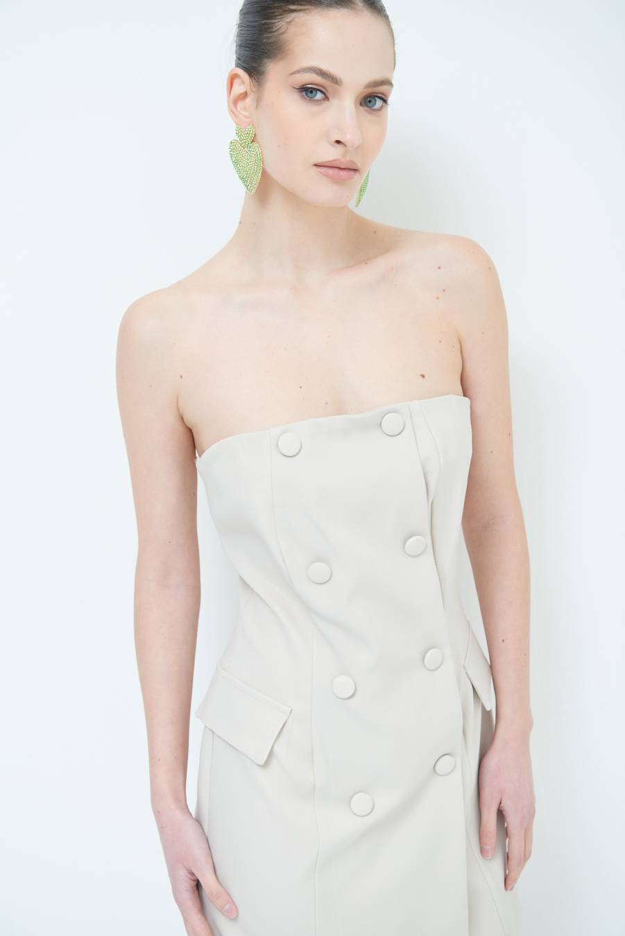 Kikisix TUBINO SPALMATO BEIGE 50% di sconto per tempo limitato