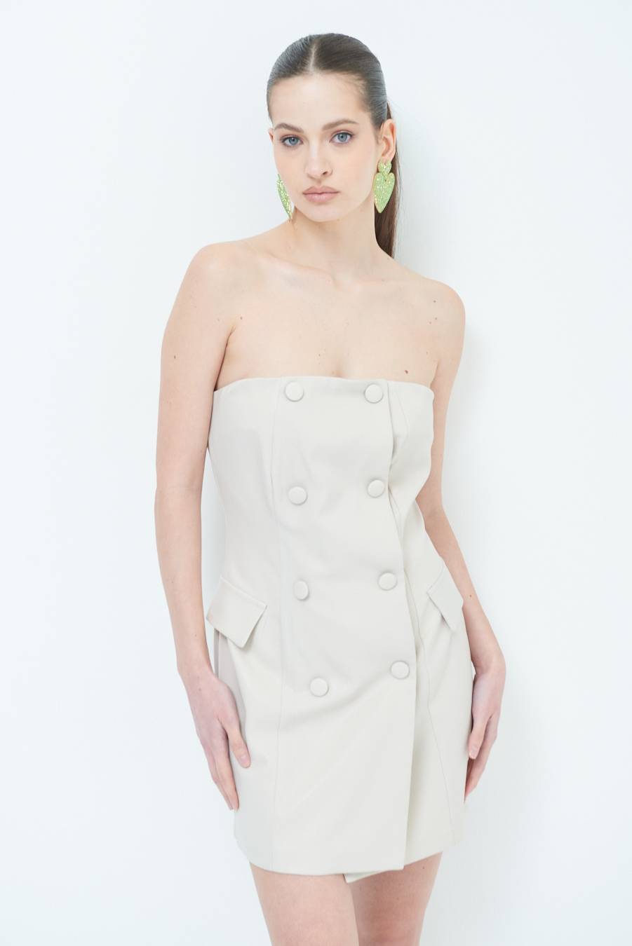 Kikisix TUBINO SPALMATO BEIGE 50% di sconto per tempo limitato