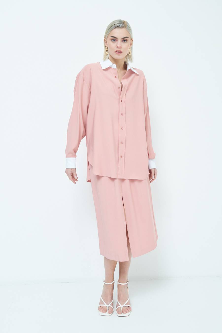 Kikisix CAMICIA COLLETTO B.CO CIPRIA In Vendita