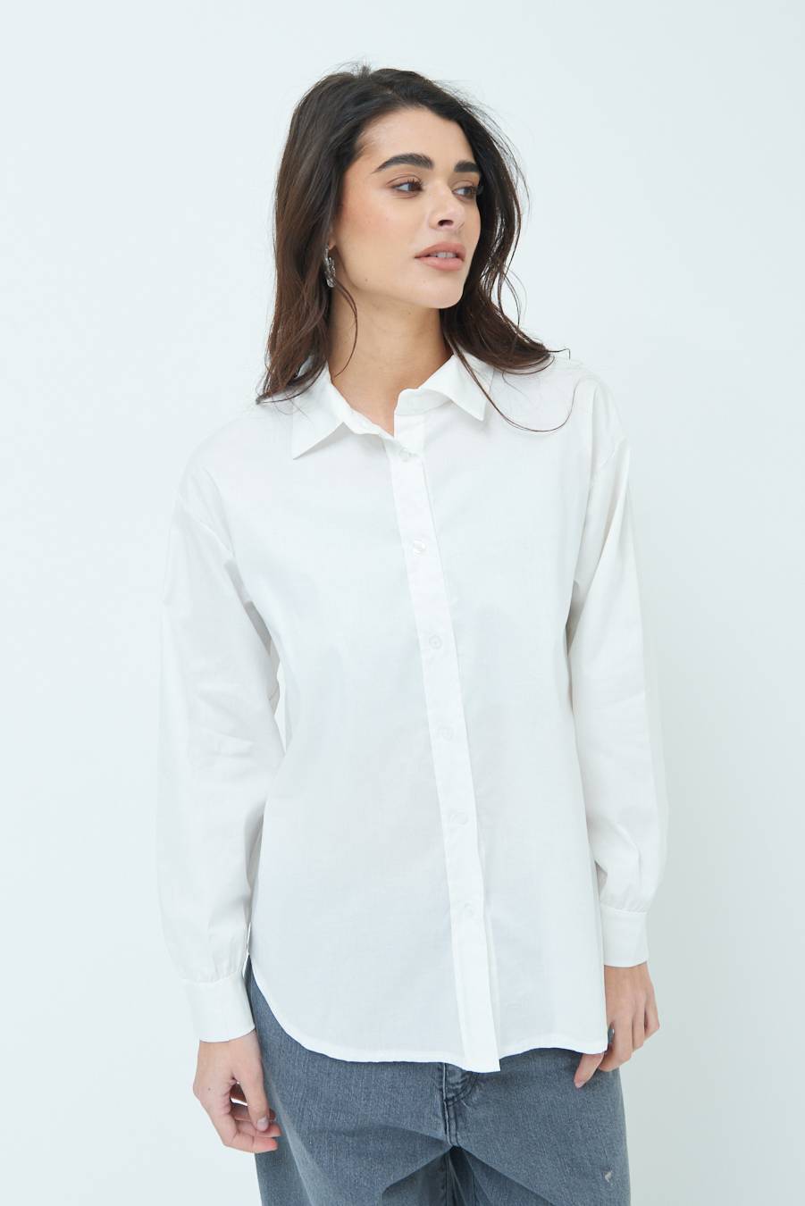 Kikisix CAMICIA MANICA AMPIA BIANCO Negozio