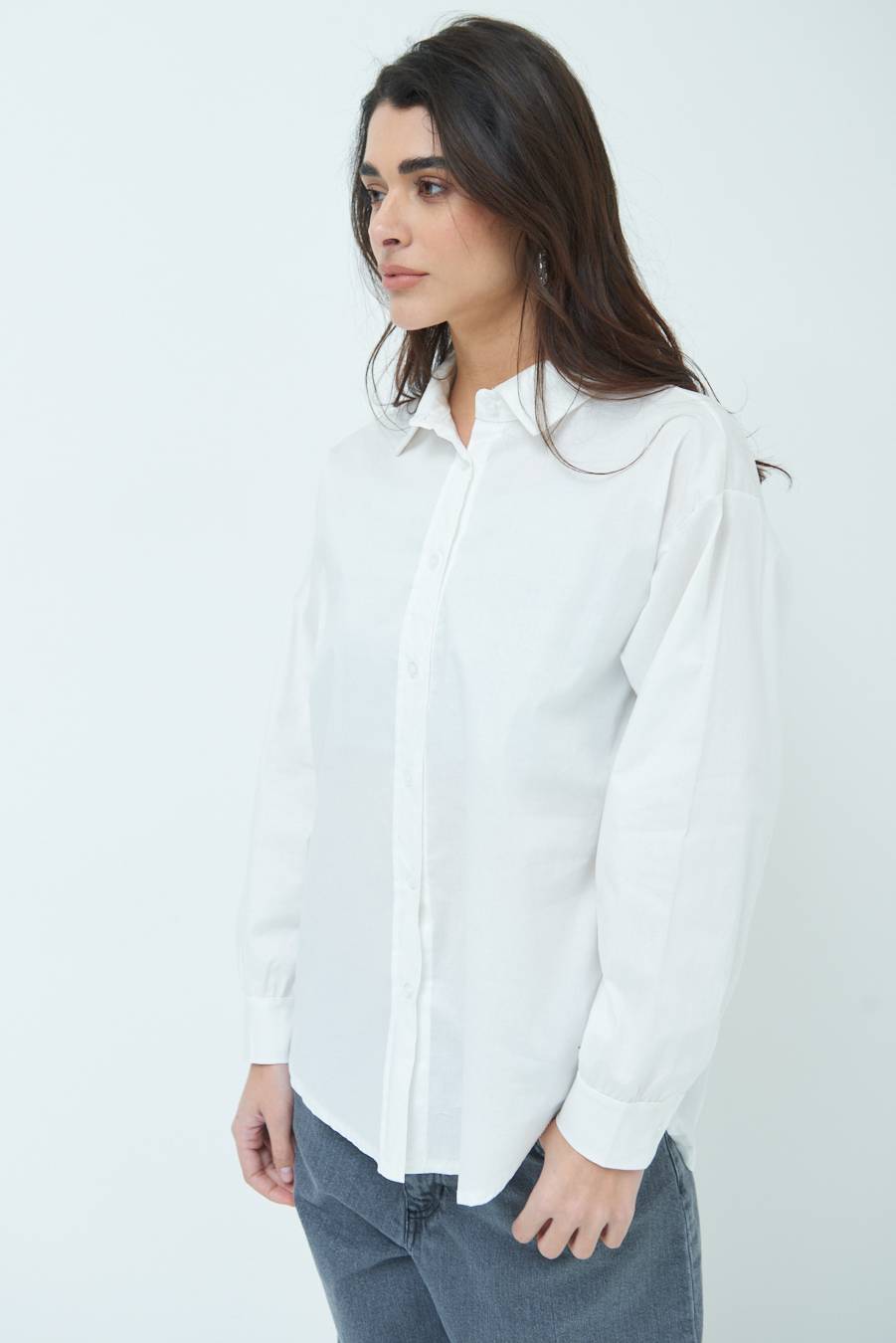 Kikisix CAMICIA MANICA AMPIA BIANCO Negozio