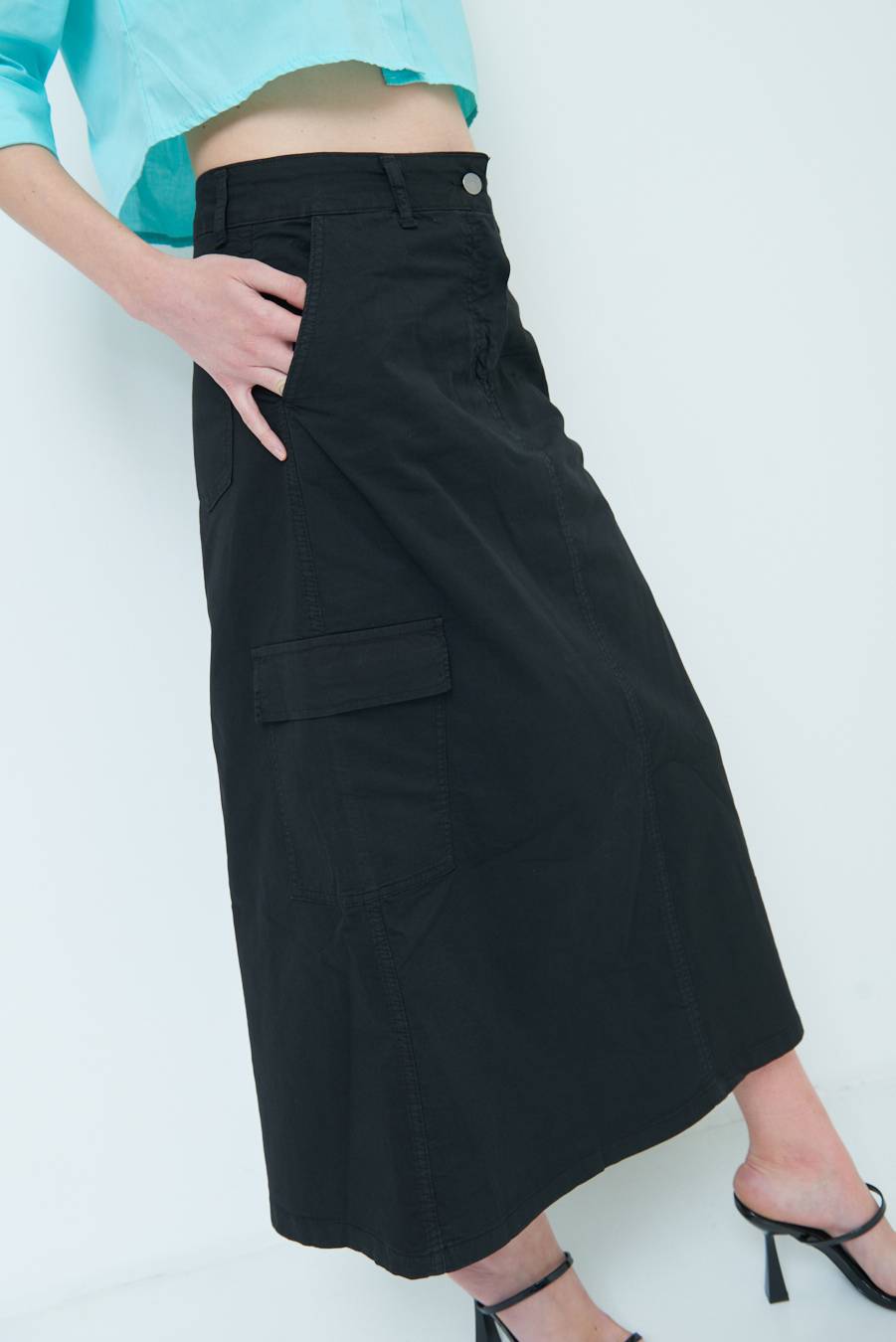 Kikisix GONNA CON TASCONI NERO Fino al 60% di sconto