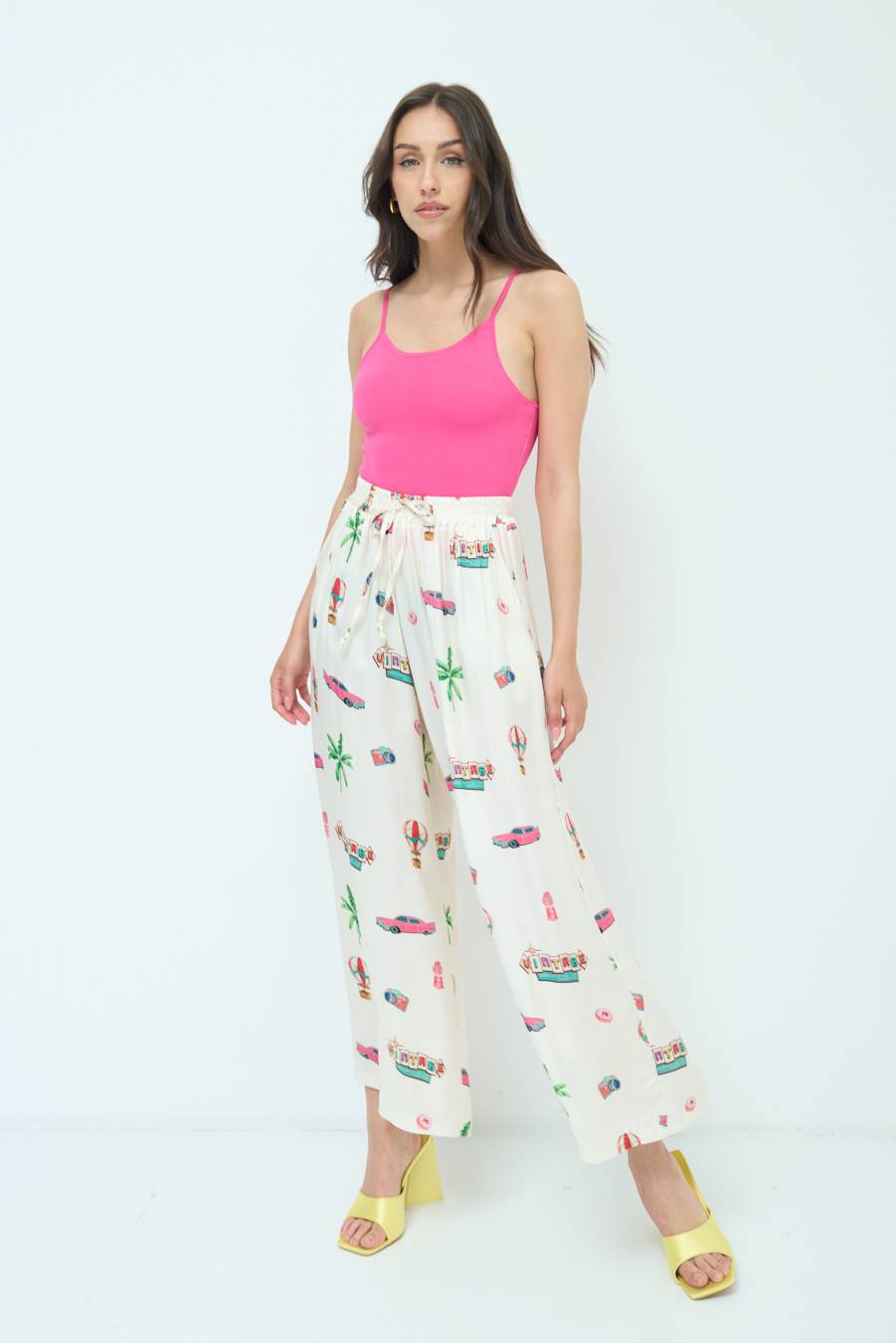 Kikisix PANTALONE PALAZZO PANNA Soddisfazione Garantita