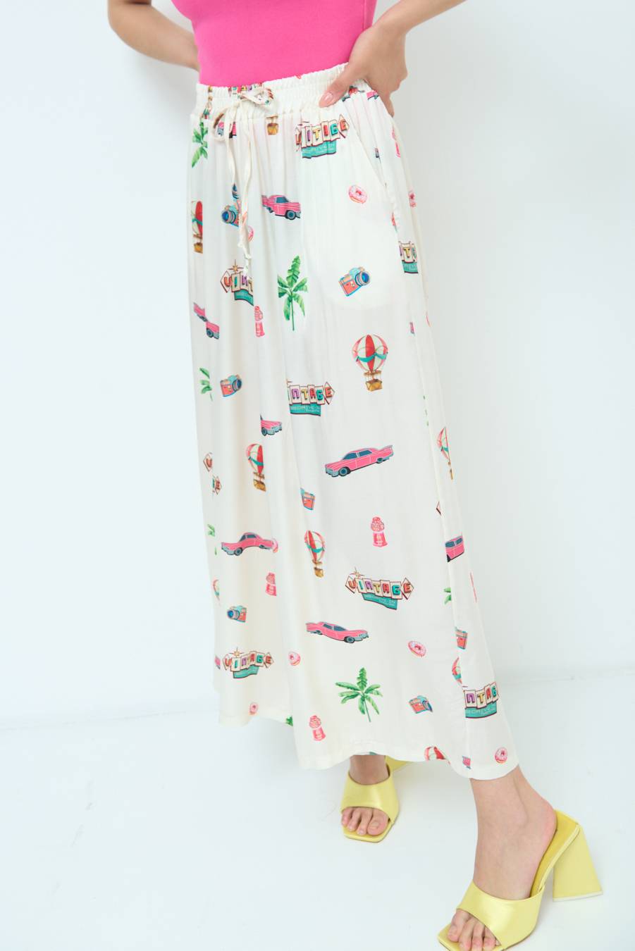 Kikisix PANTALONE PALAZZO PANNA Soddisfazione Garantita