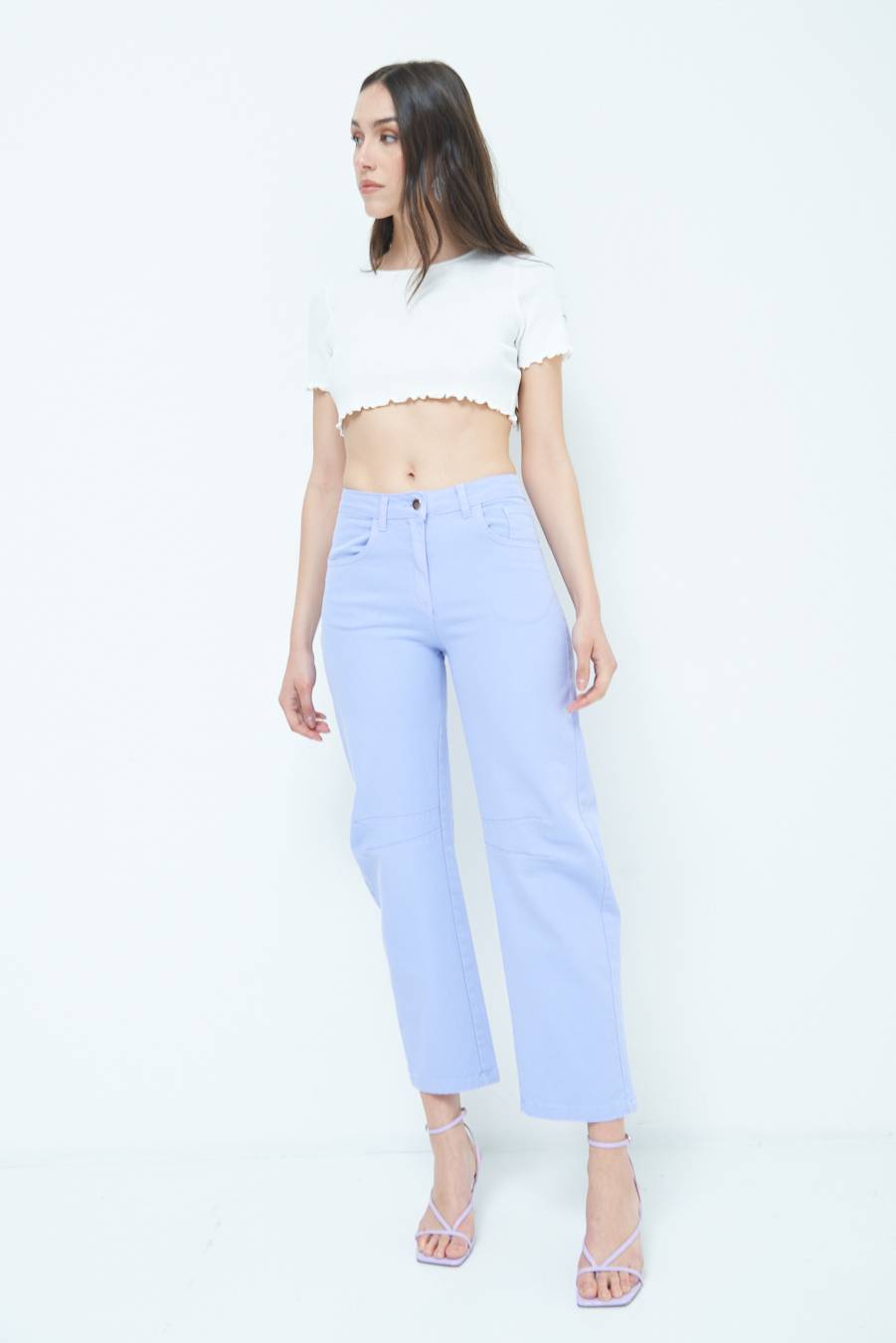 Kikisix PANTALONE LINEA UOVO LILLA Online
