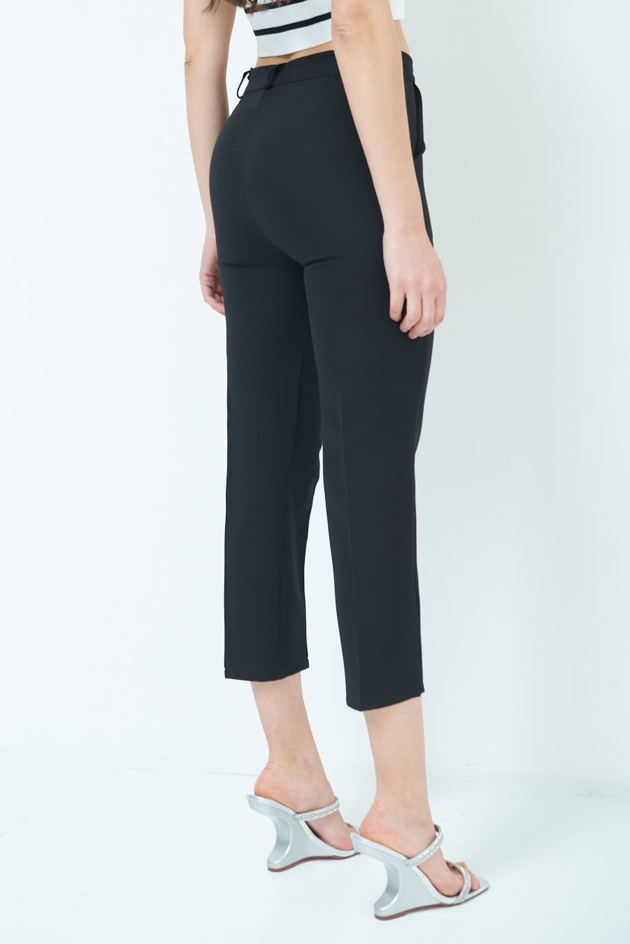 Kikisix PANTALONE SIGARETTA NERO Hotsell