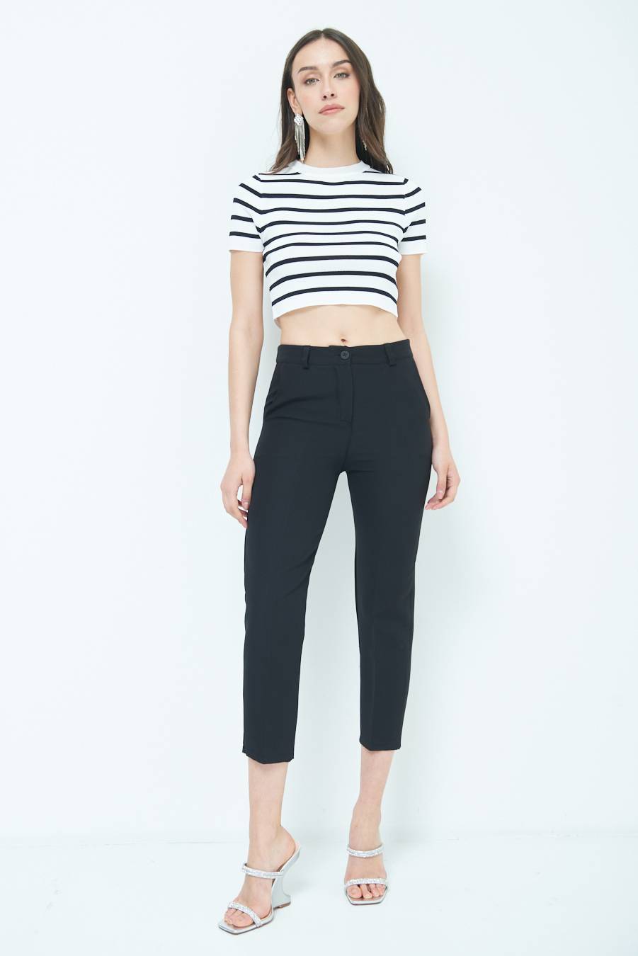 Kikisix PANTALONE SIGARETTA NERO Hotsell