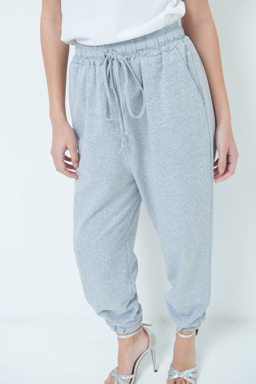 Kikisix PANTALONE TUTA GRIGIO Prezzo di fabbrica