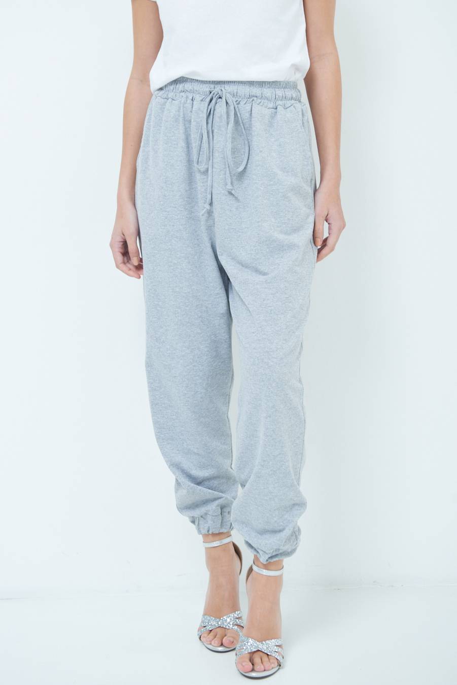 Kikisix PANTALONE TUTA GRIGIO Prezzo di fabbrica