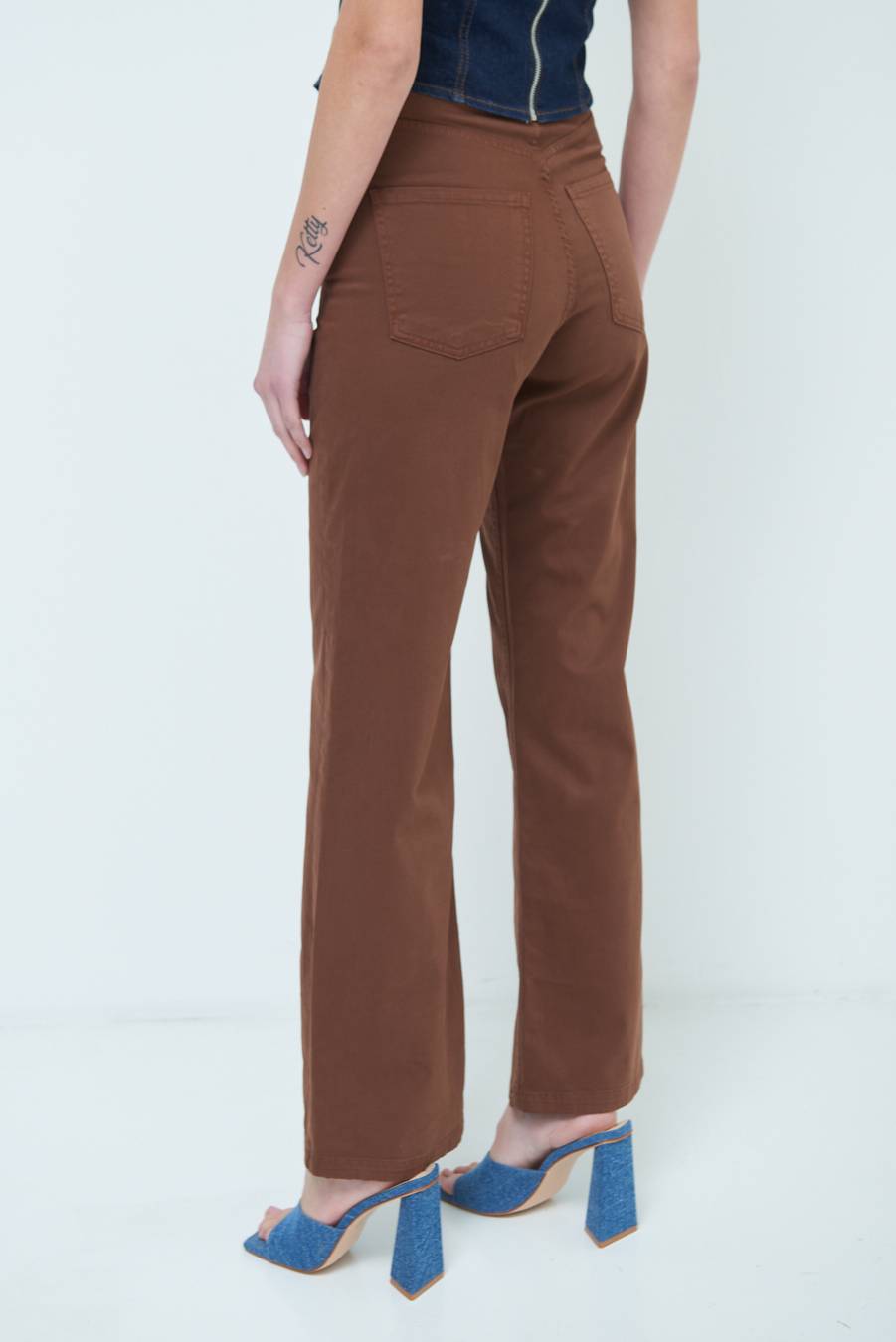 Kikisix PANTALONE PALAZZO MORO Grande vendita