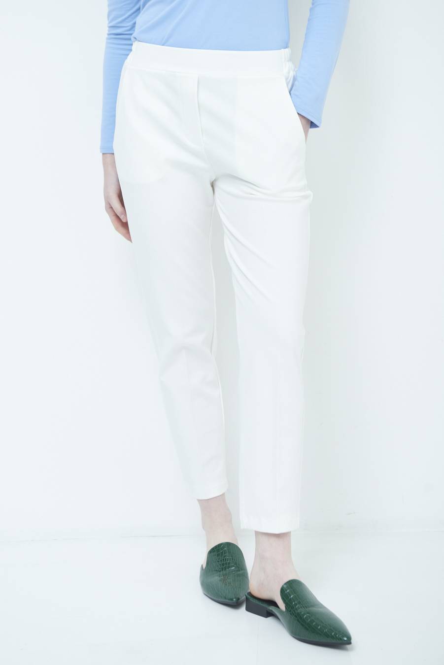 Kikisix PANTALONE SIGARETTA BURRO Offerta natalizia