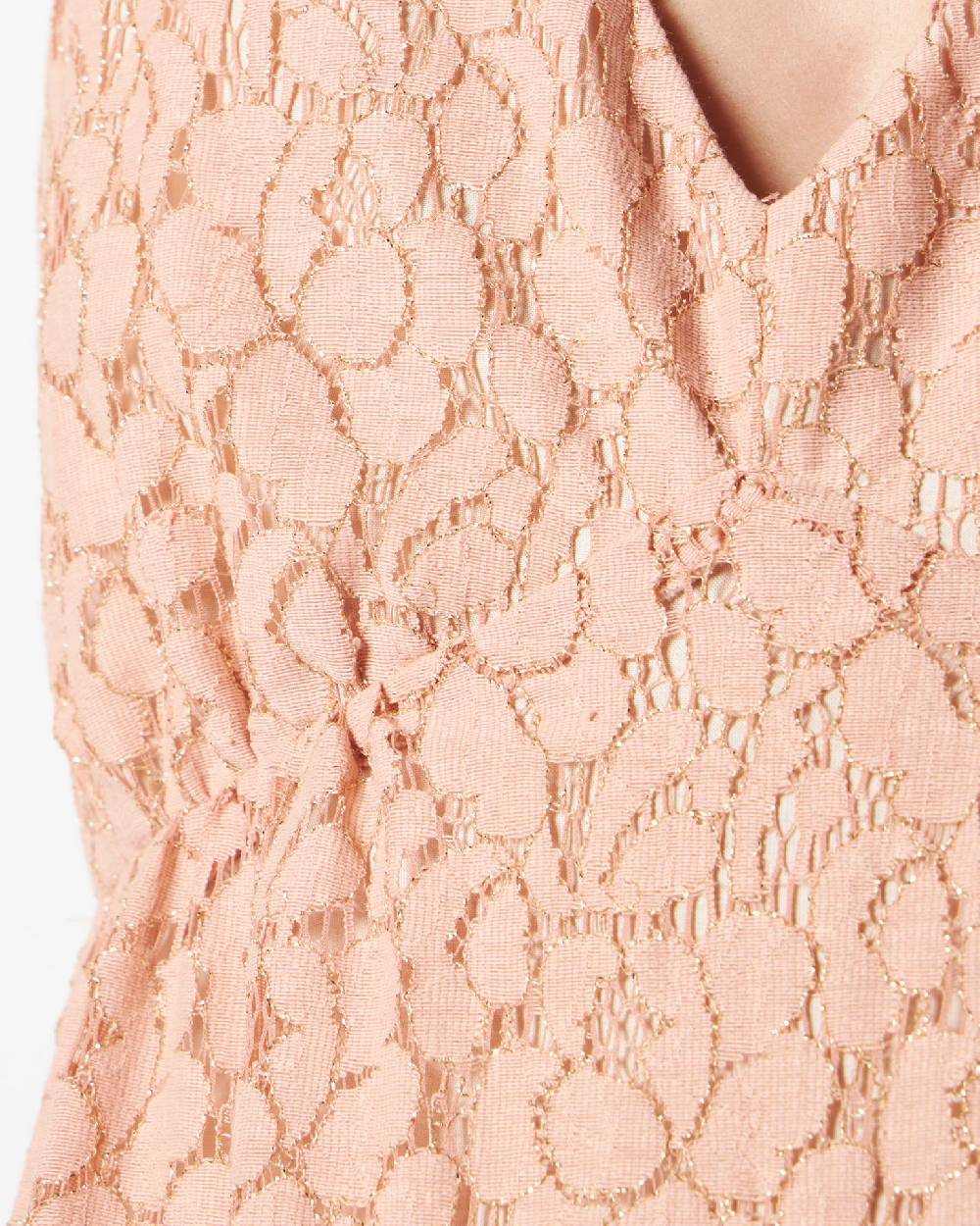 Le Twins Ostuni Pizzo Lurex Cipria Fornitura limitata