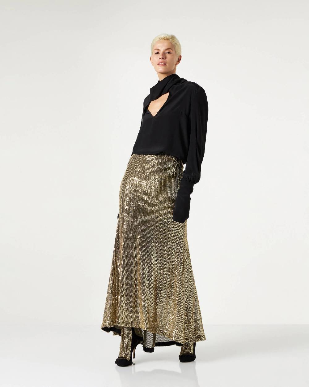 Le Twins Mariacristina Paillettes Oro Sottocosto