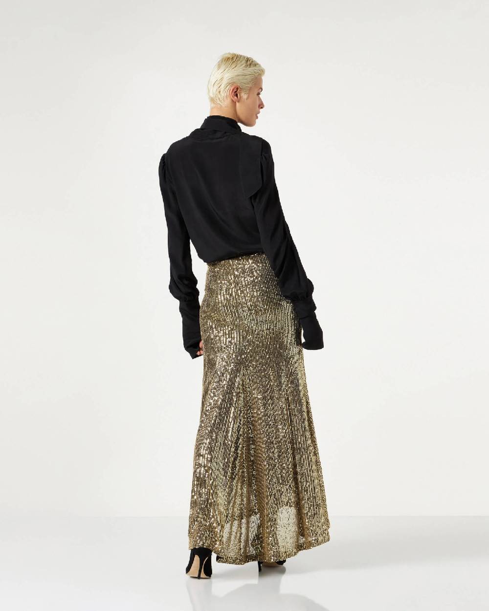 Le Twins Mariacristina Paillettes Oro Sottocosto