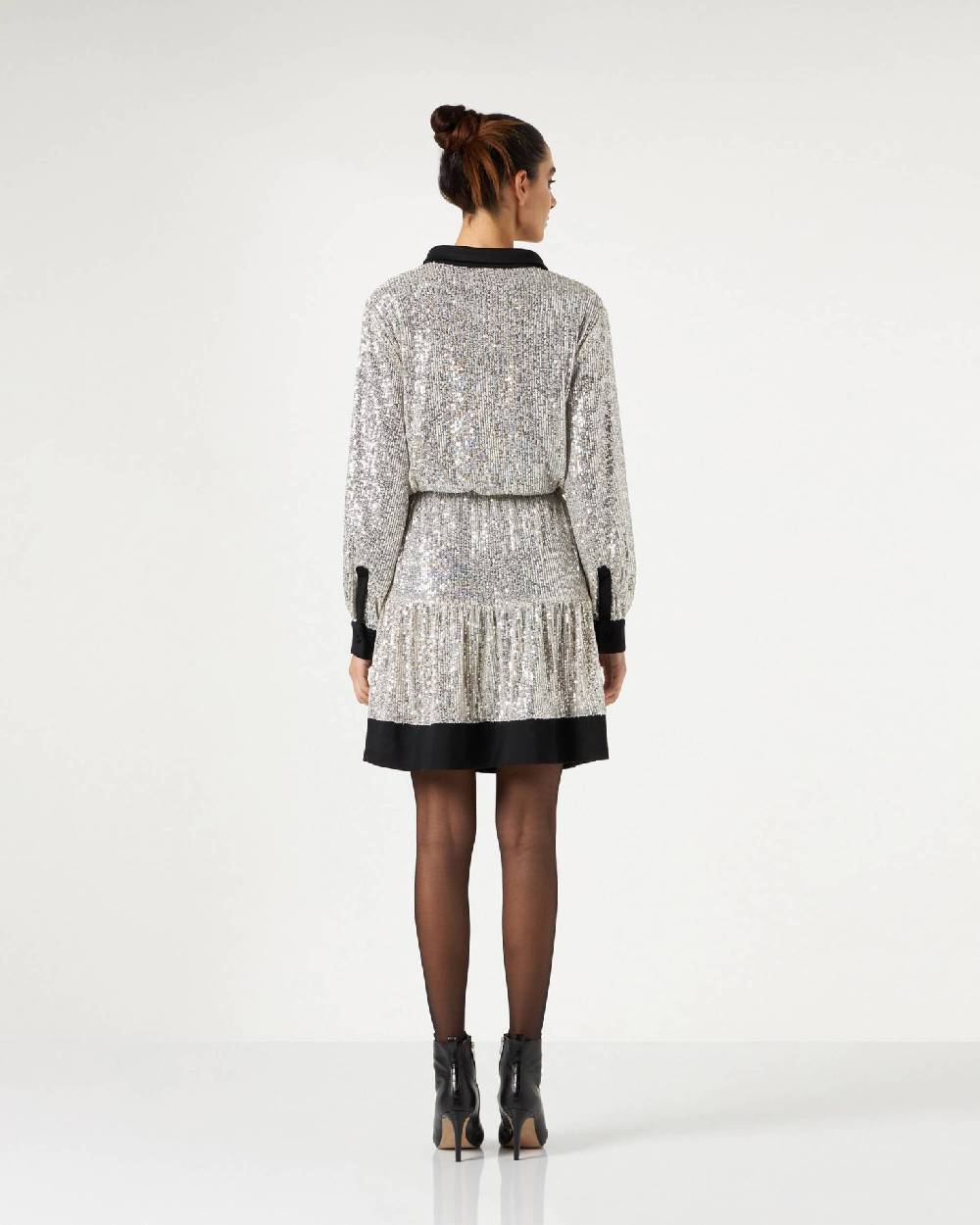 Le Twins Chicago Paillettes Argento Sconto