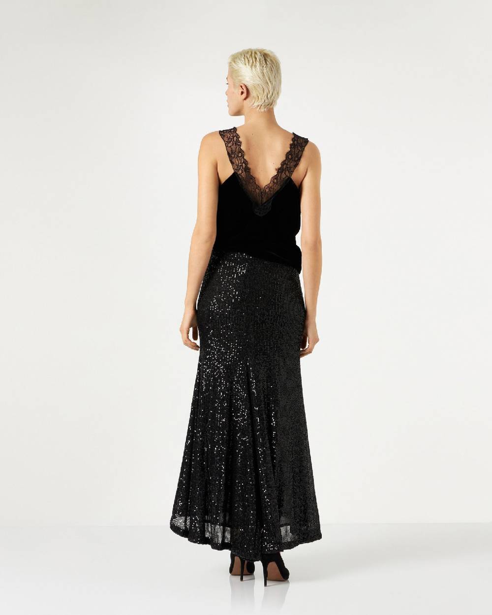 Le Twins Mariacristina Paillettes Nero 2025