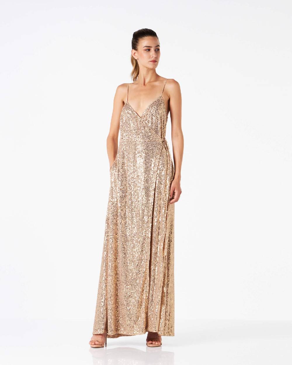Le Twins Ary Incrocio Paillettes Oro Presa