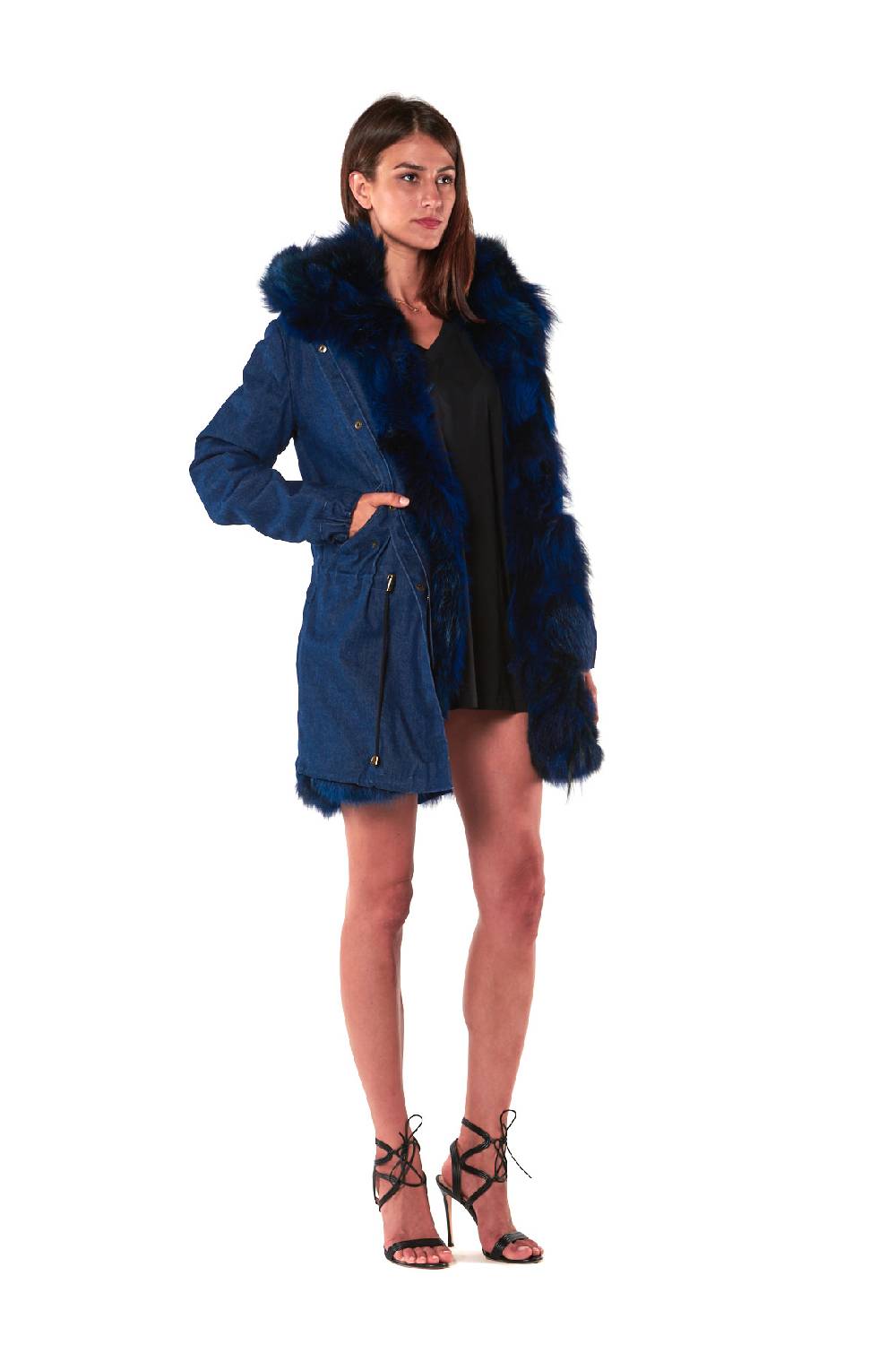 Le Twins PARKA SAINT MORITZ BLU Negozi Online