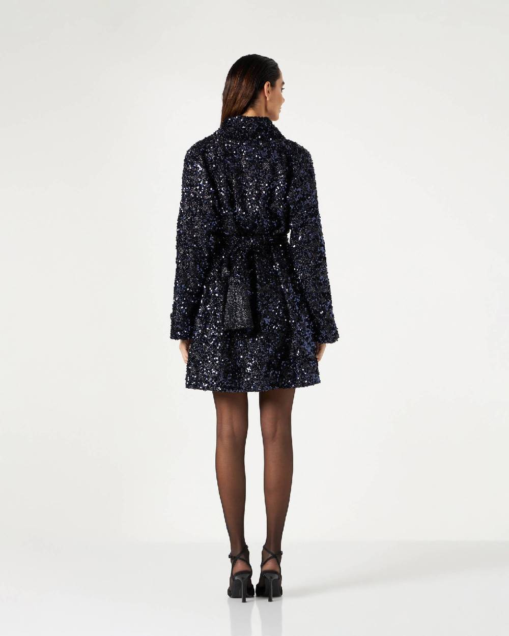 Le Twins Emma Paillettes Lurex Blu Fino Al -60%