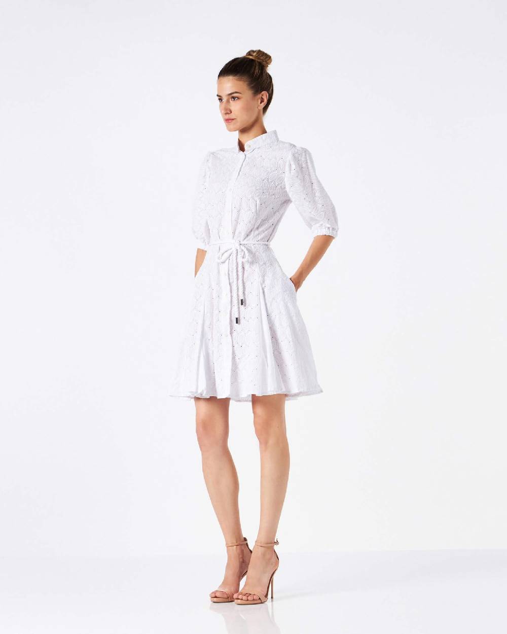 Le Twins Sofy Pizzo Sangallo Bianco Saldi