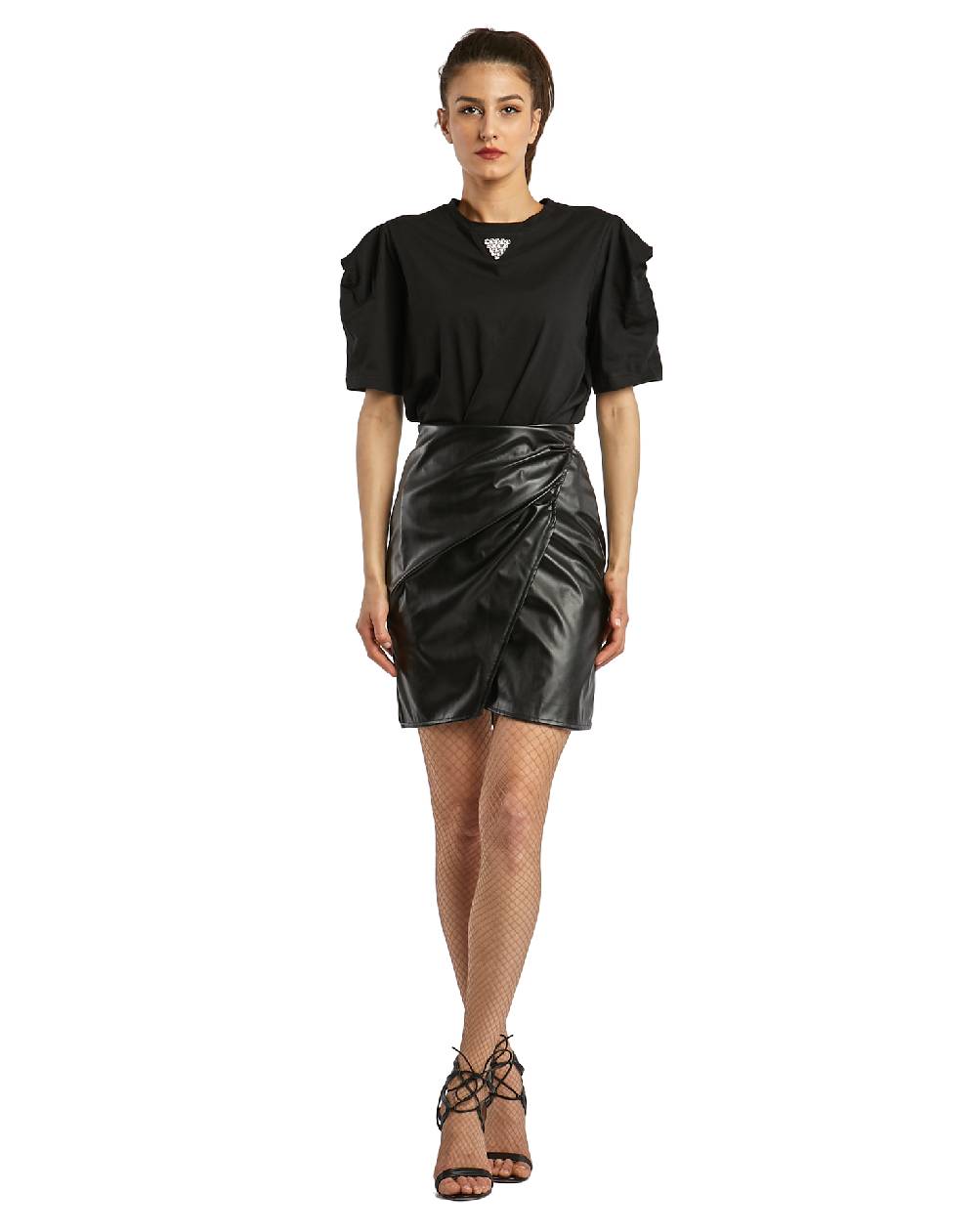 Le Twins Gonna Grazia – Ecopelle Nero Promozione Limitata