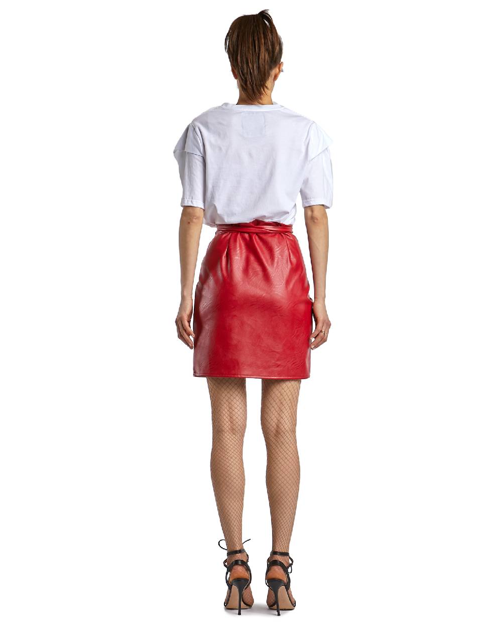 Le Twins Gonna Grazia – Ecopelle Rosso Fino Al -60%