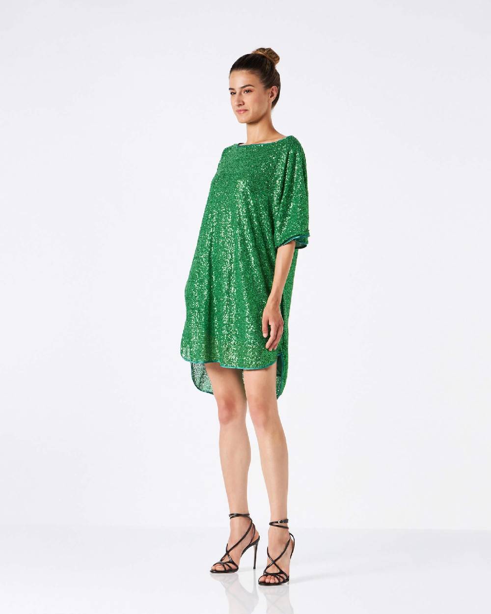 Le Twins Lilly Paillettes Verde Outlet