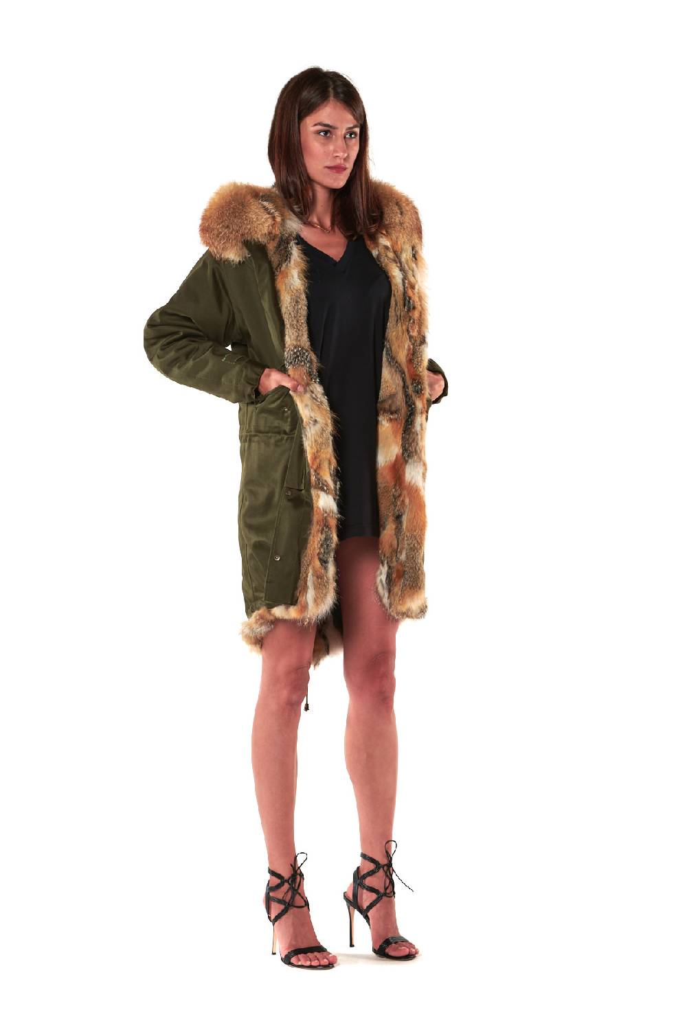 Le Twins PARKA CORTINA VERDE Prezzo Ridotto