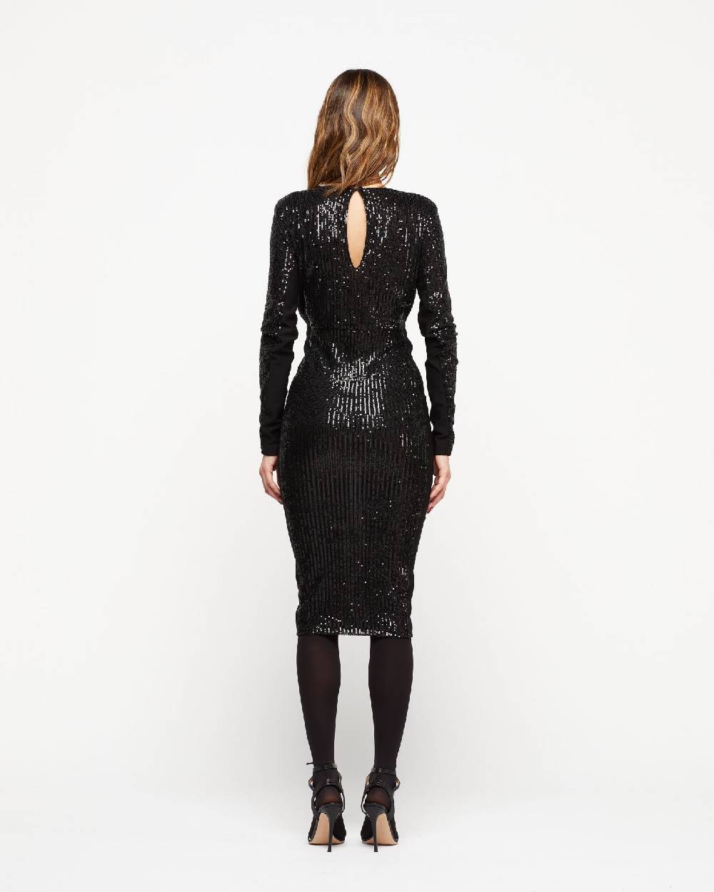 Le Twins Abito Fede – Paillettes Nero Saldi
