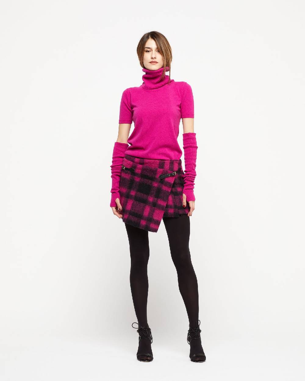 Le Twins Gonna Vale – Quadri Fucsia e Nero Hotsell