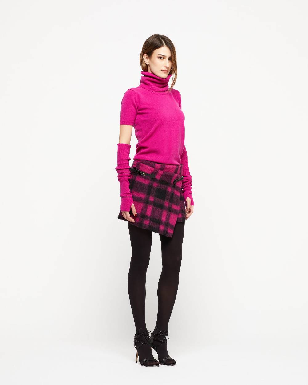 Le Twins Gonna Vale – Quadri Fucsia e Nero Hotsell