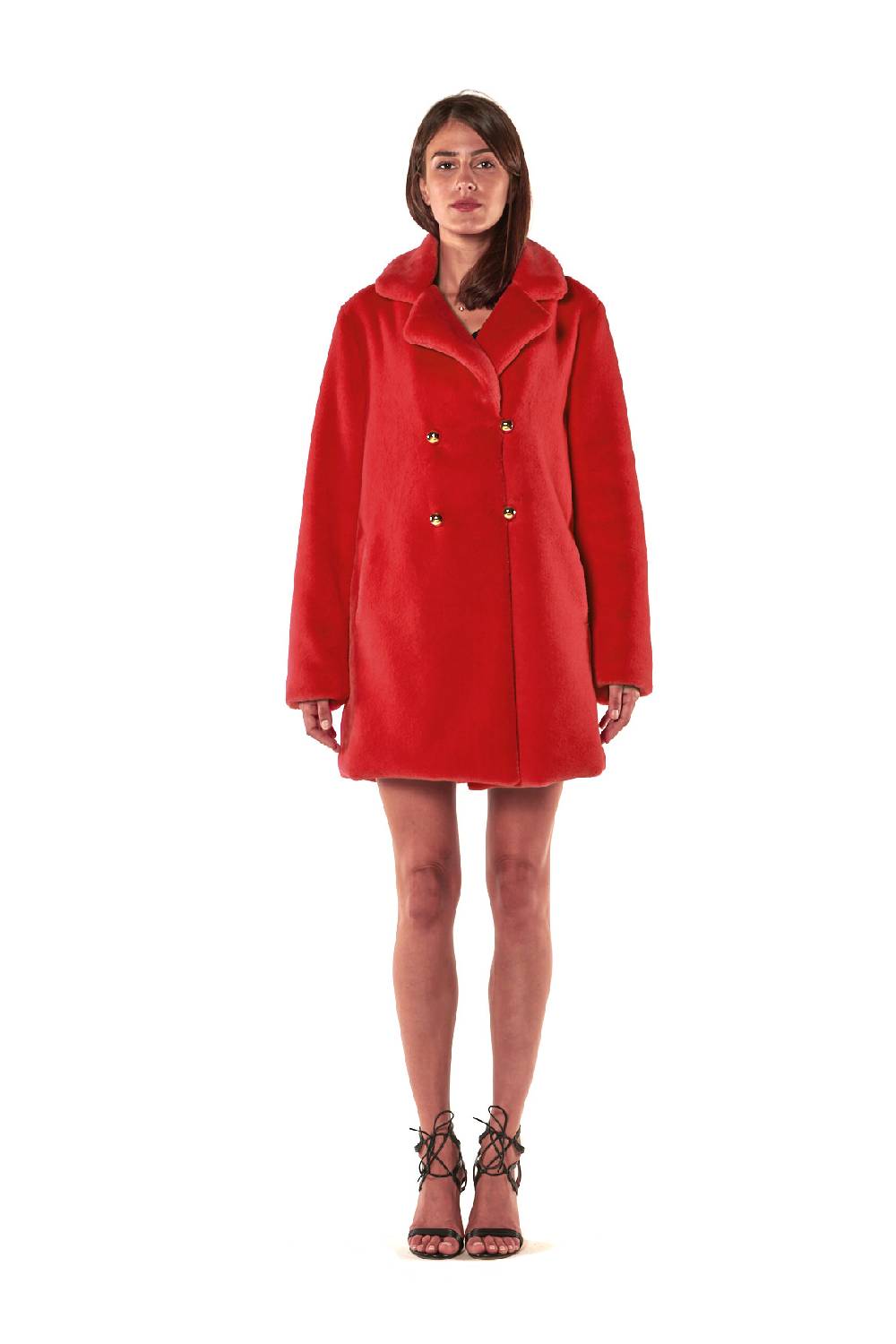 Le Twins Ecopelliccia Greta – Rosso Promozione