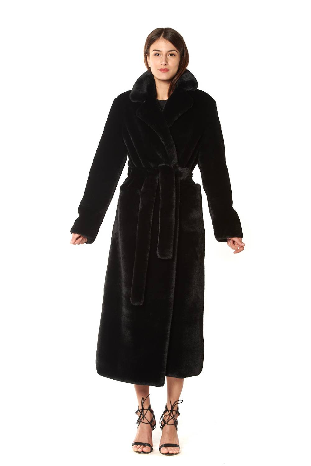 Le Twins Ecopelliccia Sofia – Nero Fino Al -60%