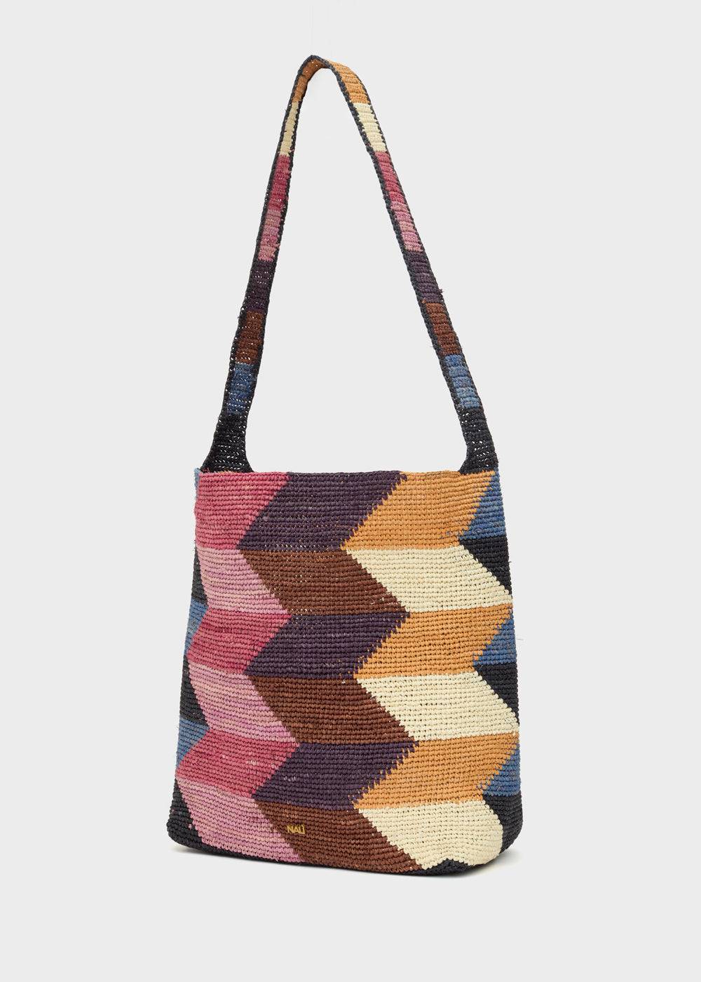 ﻿Nalí SUKY BAG IN MULTI RAFFIA + COLORS 2025