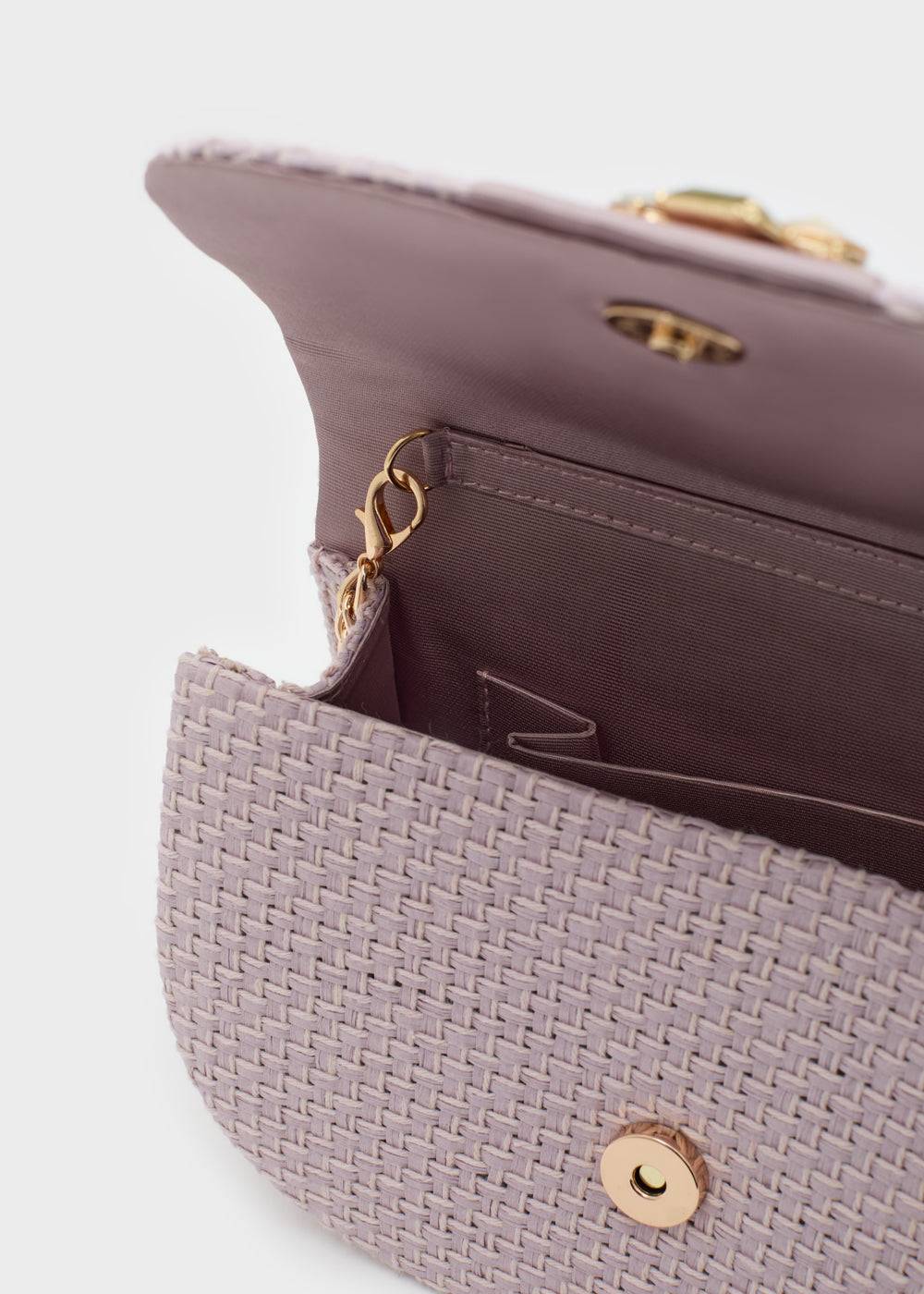 Nalí CARLA CLUTCH W/ FLOWER CLOSURE + COLORS Spedizione Gratuita
