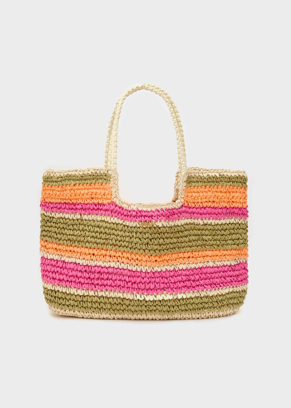 Nalí NANA BAG IN RAFFIA + COLORS Pezzi Unici