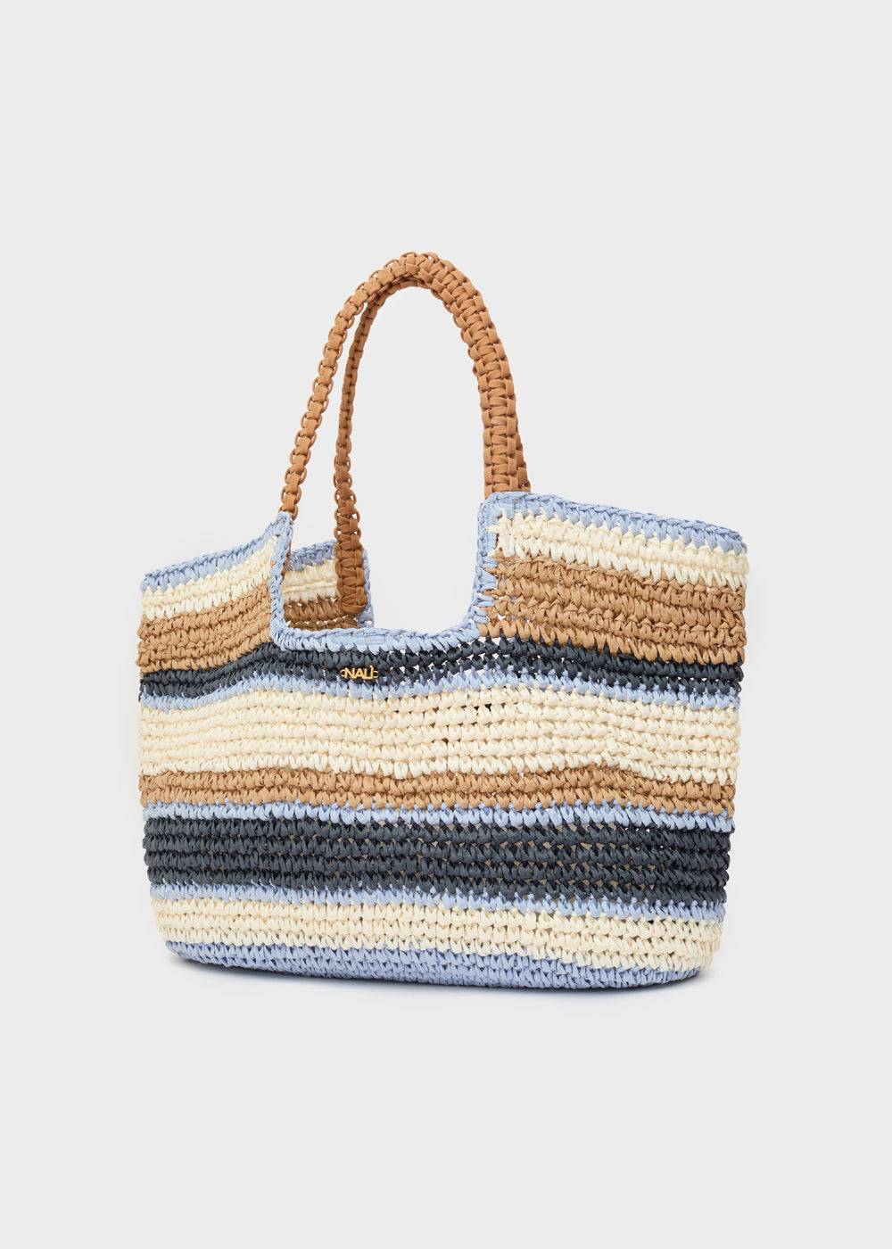 Nalí NANA BAG IN RAFFIA + COLORS Pezzi Unici