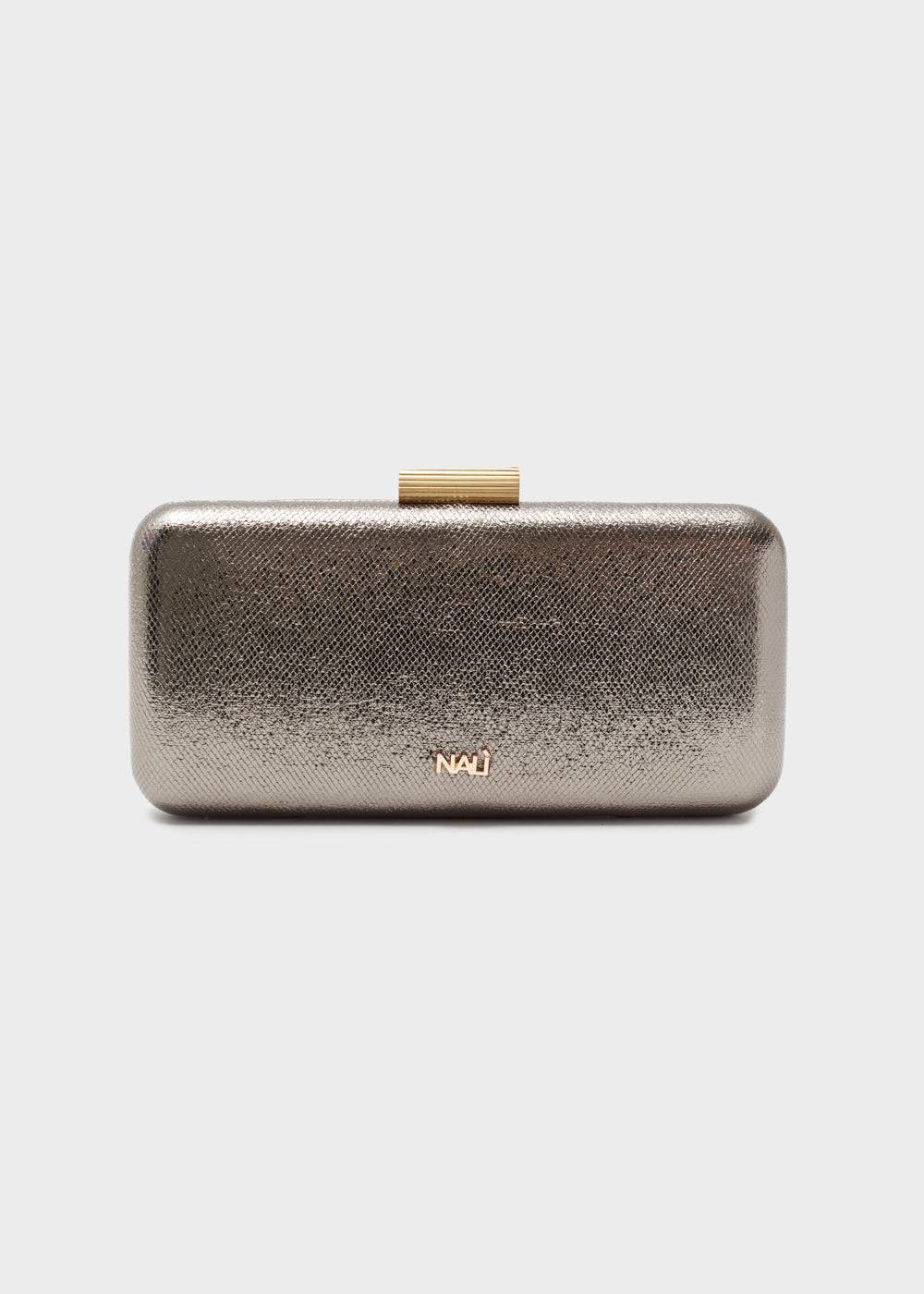 Nalí NADINE CLUTCH IN METALLIC + COLORS In Vendita